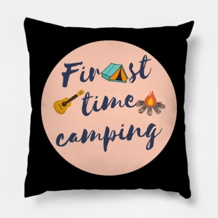 first time camping Pillow