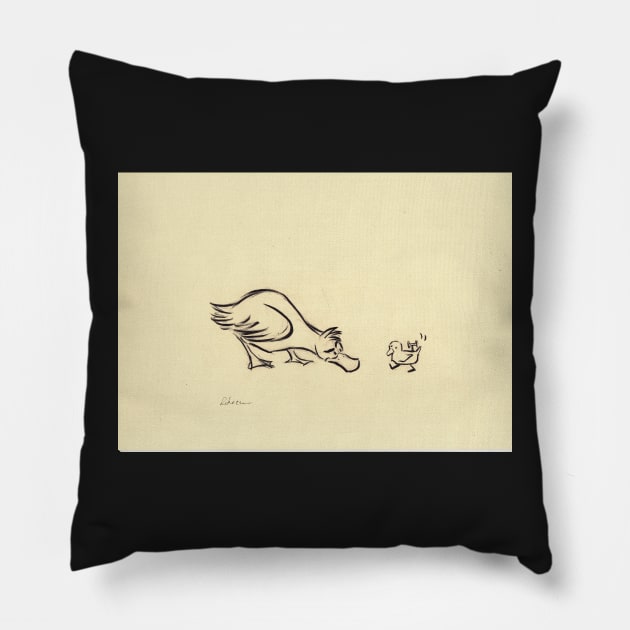 Ducky Doodle Pillow by tranquilwaters