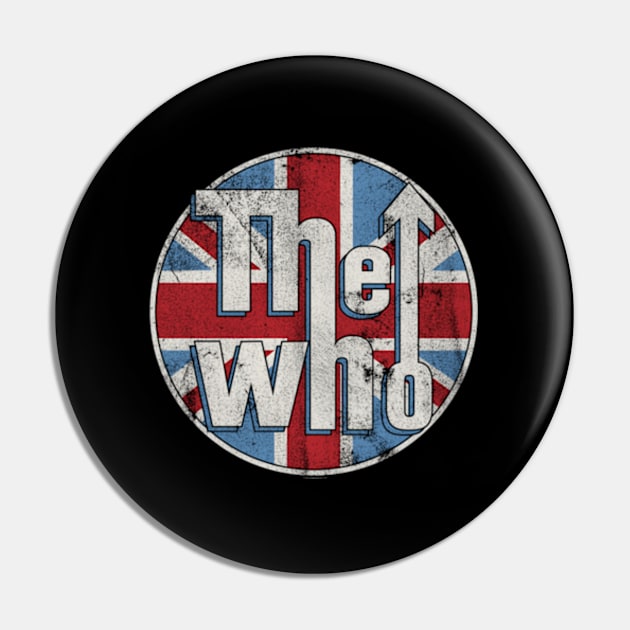 The Who Union Jack Circle Pin by jasper-cambridge