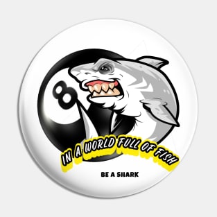 8 ball Pool Shark Pin