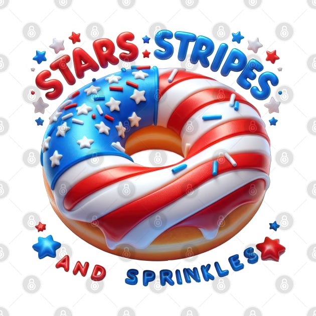 Stars, Stripes and Sprinkles by TooplesArt