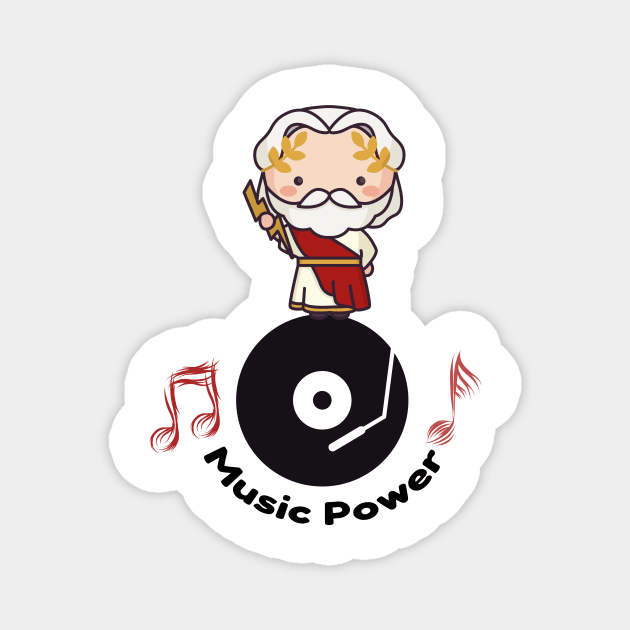 Music life power cool design Magnet by Midoart