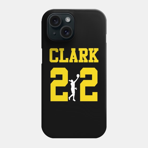 Caitlyn Clark 22 Iowa Girl Phone Case by mayamaternity