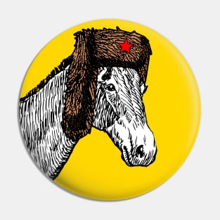 Moscow Mule - Beverage of Choice for Soviet Donkeys Pin