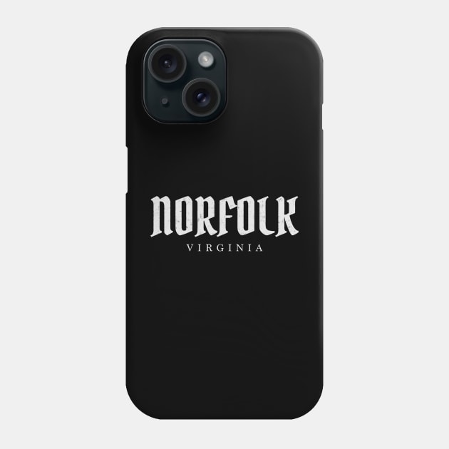 Norfolk, Virginia Phone Case by pxdg