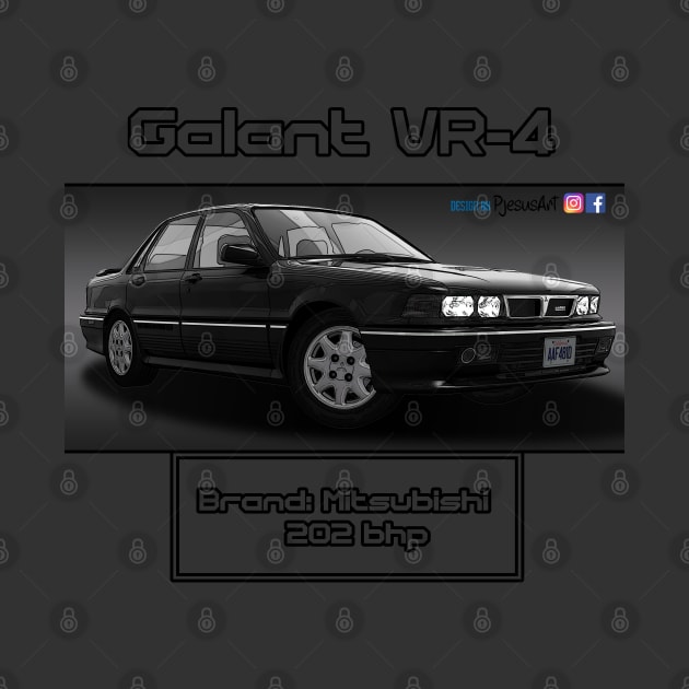 Mitsubishi Galant VR-4 Black by PjesusArt