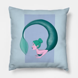 Mermaid circle Pillow