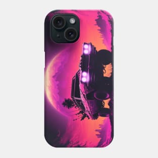 80s Retro-Futuristic Car Phone Case