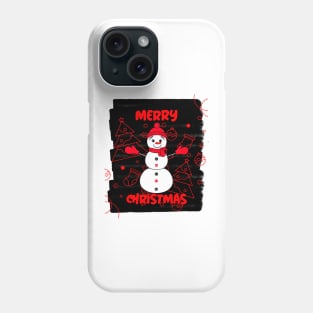 Festive Snowman Christmas Phone Case