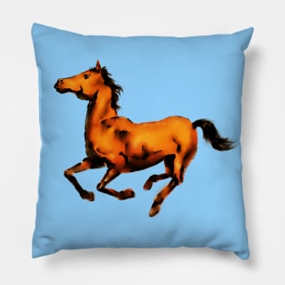 Running Horse Pillow