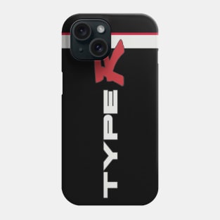 TYPE R CLASSIC SPOON RACING STRIPE - CHAMPIONSHIP WHITE Phone Case