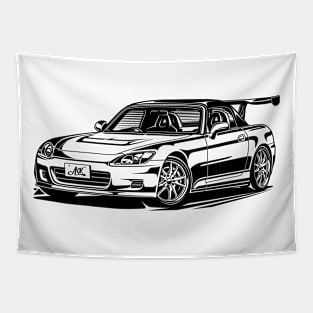 EUROBEAT INTENSIFIES - S2000 AP1 full-body version Tapestry