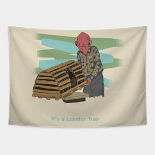 It's a Lobster Trap Tapestry