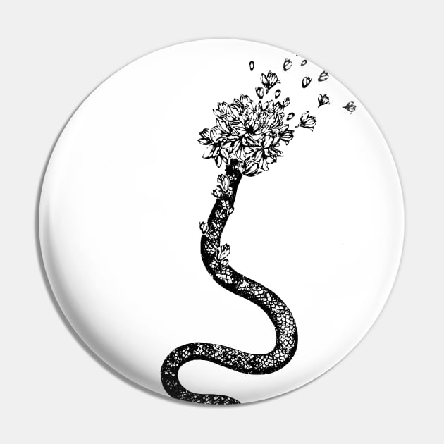 Action Camp - Dissonance Snake Pin by ActionCamp