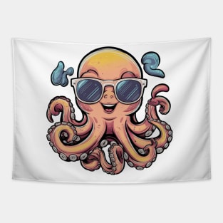 Cute Octopus Tapestry