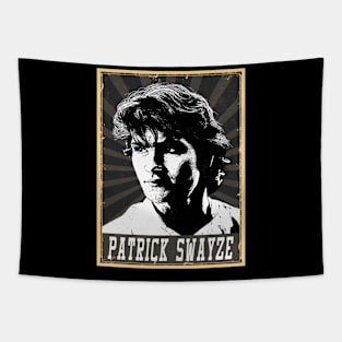 80s Style Patrick Swayze Tapestry