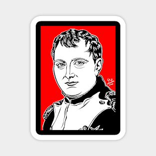 NAPOLEON ink and acrylic portrait Magnet