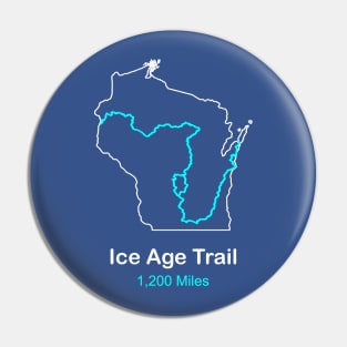 Route Map of the Ice Age Trail Pin