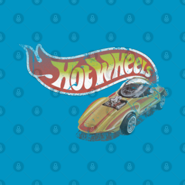 Hot Wheels "Silhouette" Vintage Style Logo - Hot Wheels - Tapestry