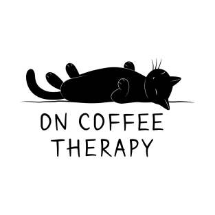 Coffee level is low – the black cat feels so-so T-Shirt