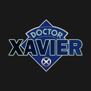 Doctor Charles Xavier - Doctor Who Style Logo T-Shirt