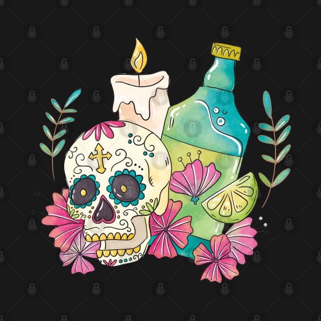 Day of the Dead Skull by Gvsarts