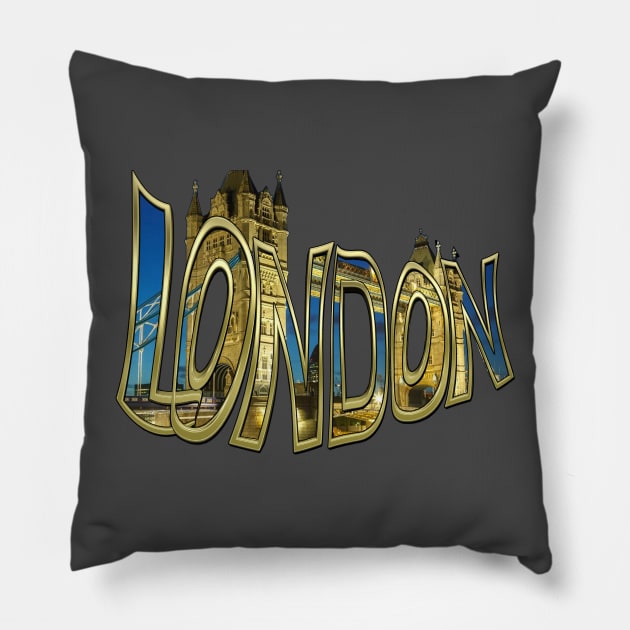 I love London Pillow by Nadine8May