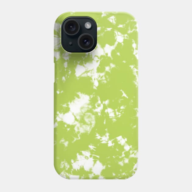 lime green Storm - Tie Dye Shibori Texture Phone Case by marufemia