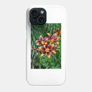 Lilies in a cluster Phone Case