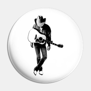 Dwight Yoakam 80s 90s Vintage Pin