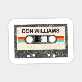 kurniamarga vintage cassette tape Don Williams Magnet