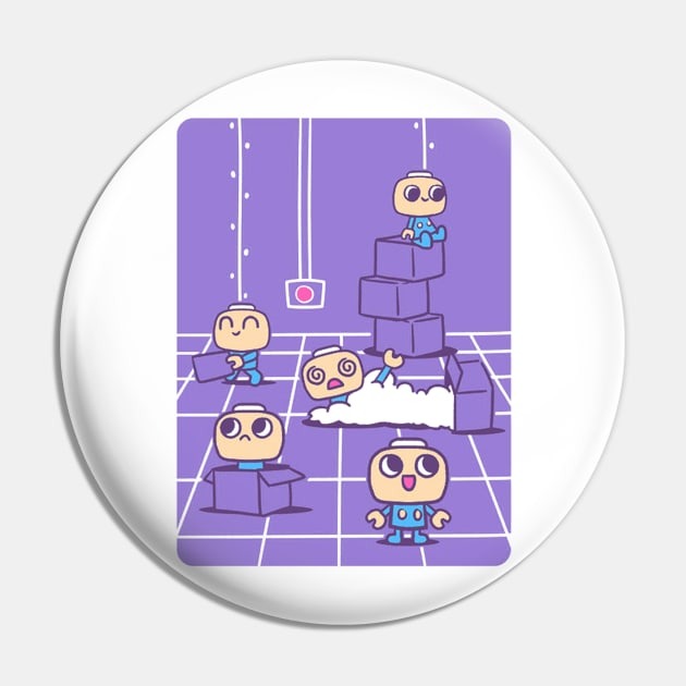 Servbot - Hard Workers Pin by DankSpaghetti