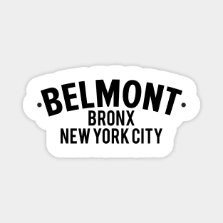 New York Bronx - New York Bronx Schriftzug - Bronx Logo - Bronx Belmont Magnet