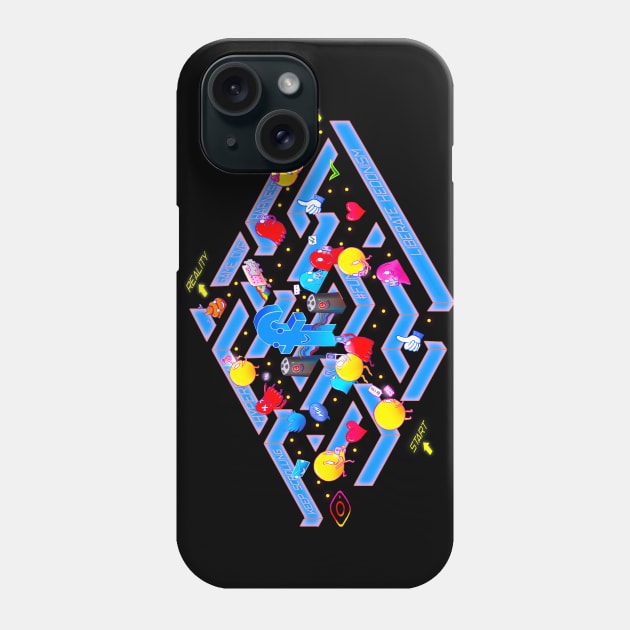 Hyper Pac Man Phone Case by Zubieta