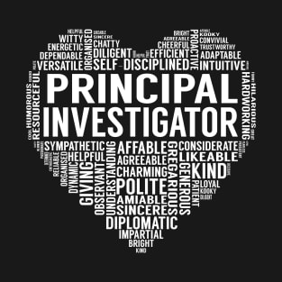 Principal Investigator Heart T-Shirt