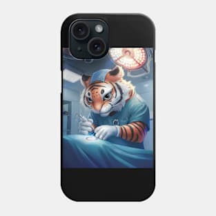 Beautiful Cute tiger surgeon Phone Case