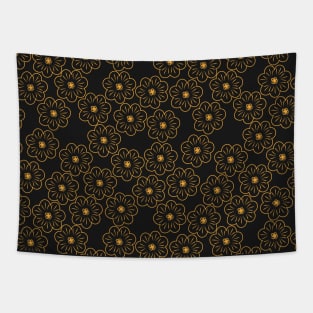 yellow sunflowers Pattern Tapestry