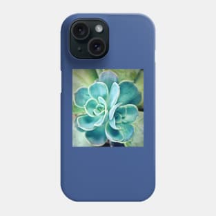 Blue Succulent Phone Case