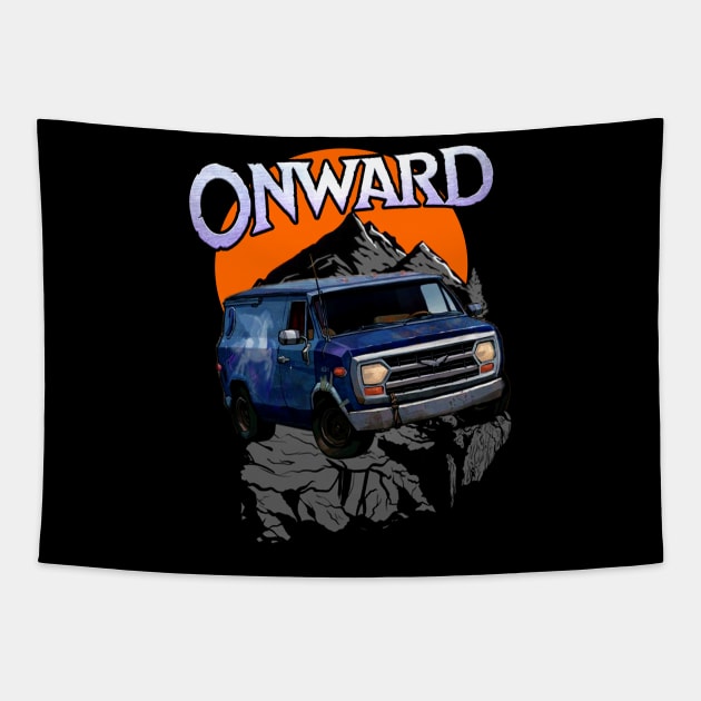 Onward Car Adventure Tapestry by Kids series