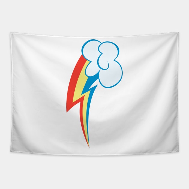 My little Pony - Rainbow Dash Cutie Mark V2 Tapestry by ariados4711