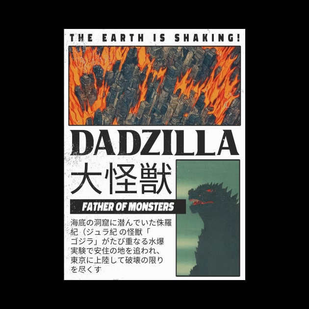 Dadzilla - Father Of Monsters by TheRelaxedWolf