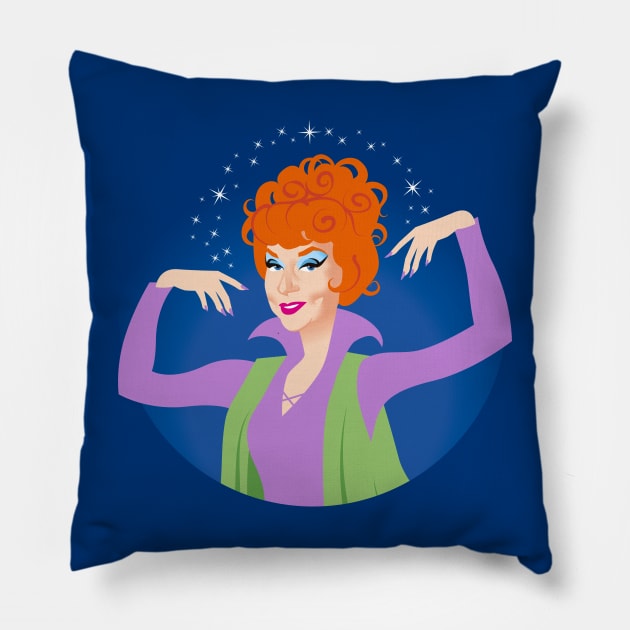 Endora Pillow by AlejandroMogolloArt