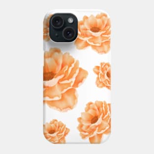 Orange Rose Decor Phone Case