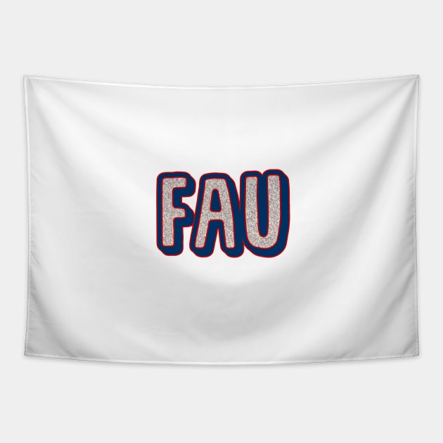 FAU glitter lettering Tapestry by Rpadnis