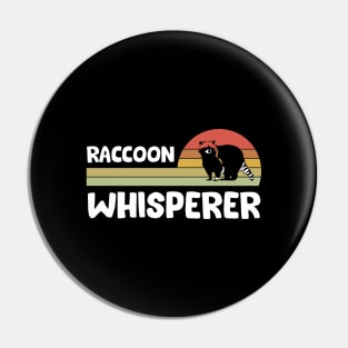 Raccoon Whisperer Vintage Pin