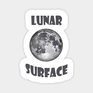 lunar surface Magnet