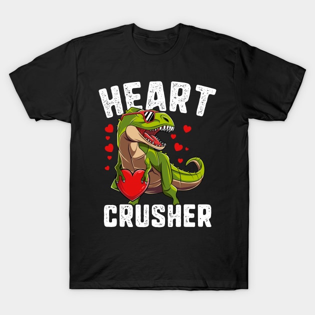 Dinosaur Shirt Valentines Day Heart Crusher T Rex Boys Kids Dinosaur Shirt Valentines Day Heart Crusher T Rex Boys Kids