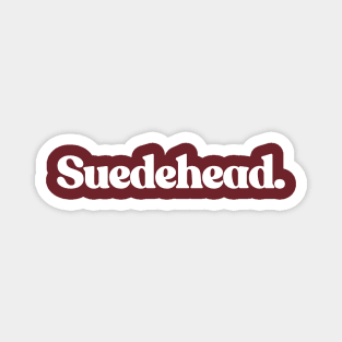Suedehead - Typographic Design Magnet