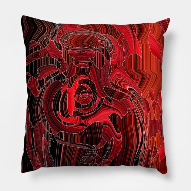 Digital abstract art 3.1 Pillow by EpiPri