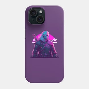 Vaporwave Geralt Phone Case